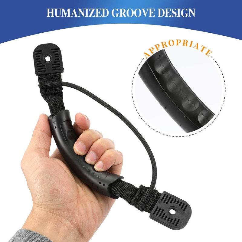 Anndason 2 Pcs Black Kayak Canoe Boat Side Mount Carry Handles/Paddle Park Kayak Handles and Hardwares - Image 4